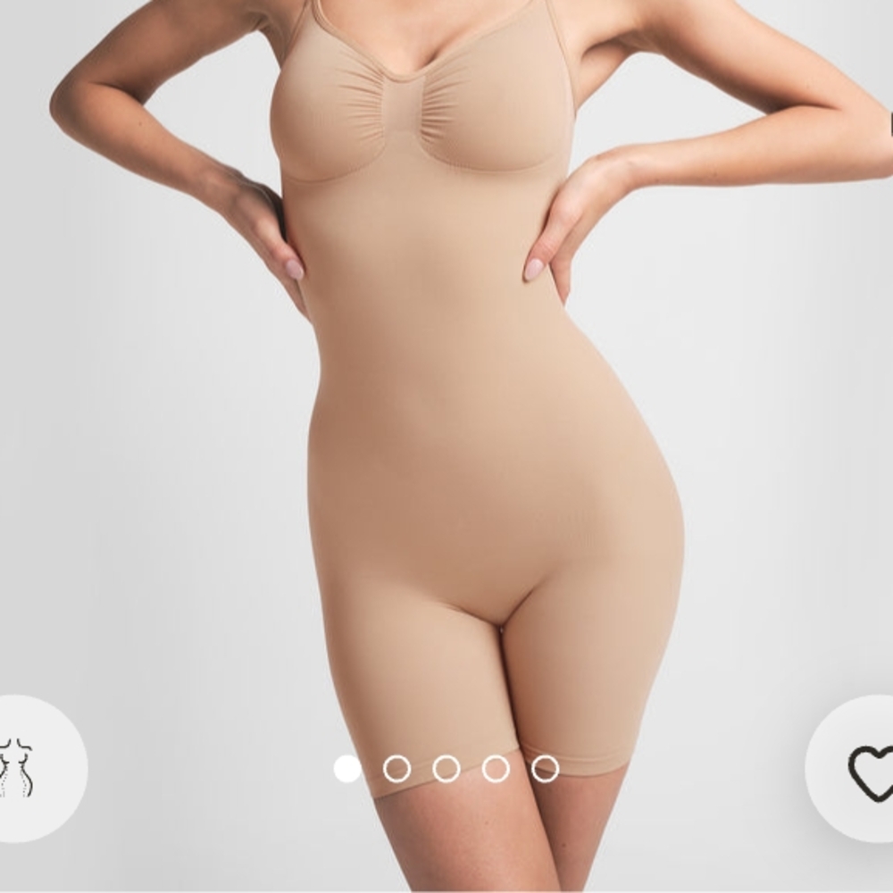 SKIMS Beige Shapewear Bodysuit